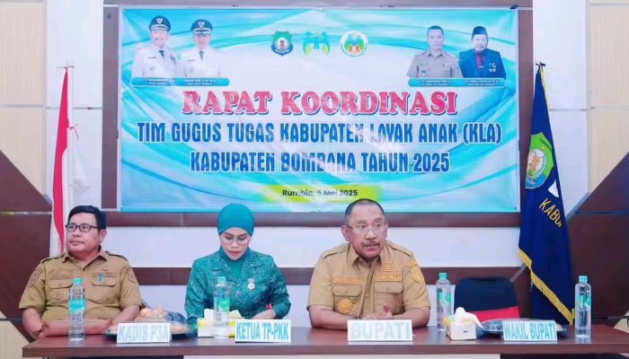 Bupati Bombana Targetkan Penghargaan Kabupaten Layak Anak 2025