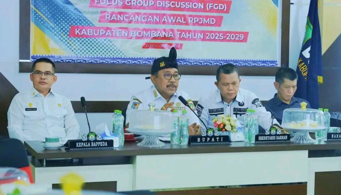 Bupati Burhanuddin Bahas Prioritas Pembangunan dalam FGD Penyusunan RPJMD Bombana 