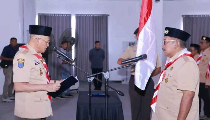 Burhanuddin Dilantik Jadi Ketua Mabicab Pramuka Bombana, Janji Perkuat Pembinaan Pemuda