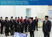Kepala Kantah Bombana Hadiri Pelantikan Pejabat Struktural ATR/BPN se-Sultra