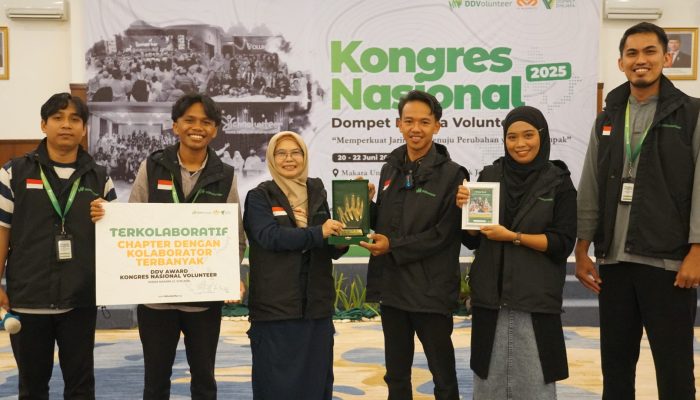 DDV Sultra Sabet Penghargaan Chapter Terkolaboratif se-Indonesia dalam DDV Awards 2025