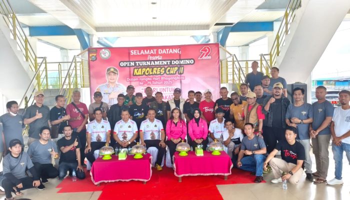 384 Peserta Meriahkan Pembukaan Turnamen Domino Kapolres Cup II di Bombana