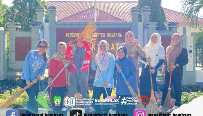 Tiga Tahun Beruntun, Inspektorat Bombana Pertahankan Juara Kebersihan