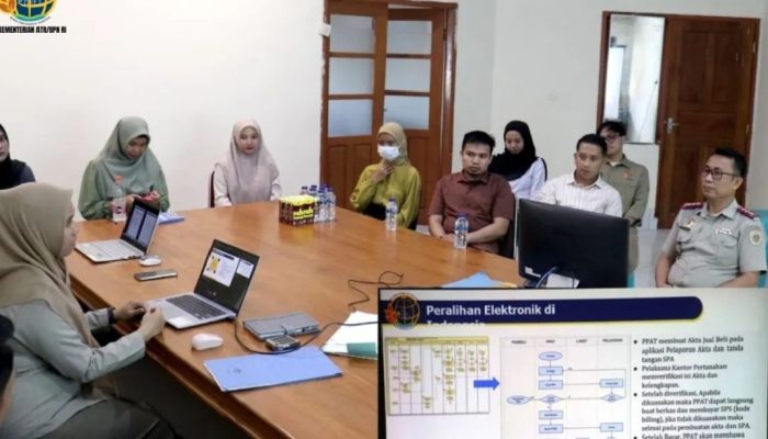 Kantah Bombana Dorong PPAT Kuasai Peralihan Hak Tanah Digital