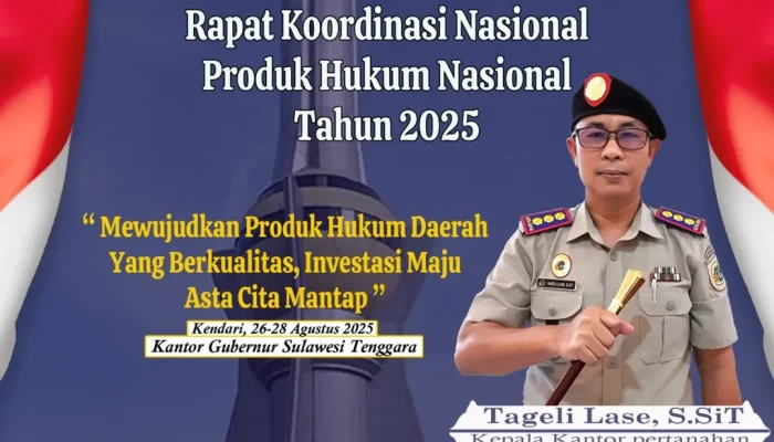 Bombana Dukung Penuh Rakornas Produk Hukum Nasional 2025 di Kendari