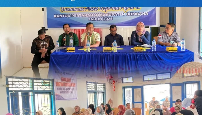 Kantor Pertanahan Bombana Gelar Sosialisasi Reforma Agraria di Desa Tongkoseng