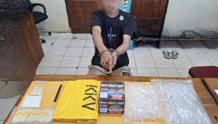 Polres Bombana Tangkap Pengedar Sabu di Rumbia, Barang Bukti Hampir 22 Gram