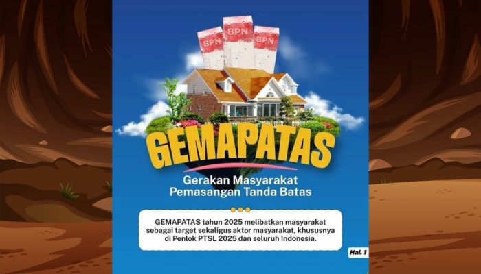 ATR/BPN Gelar GEMAPATAS 2025 Serentak di 8 Provinsi