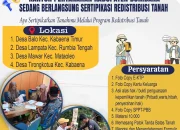 BPN Bombana Kembali Gelar Redistribusi Tanah, Warga Empat Desa Jadi Prioritas