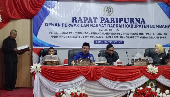 Wabup Bombana Ultimatum OPD yang Mangkir Paripurna