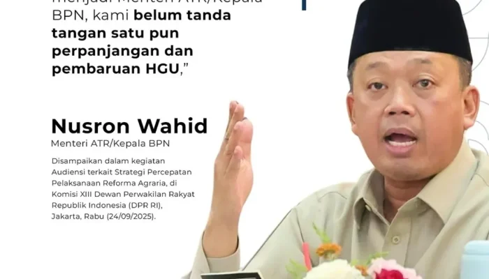 Upaya Jalankan Reforma Agraria yang Pro Rakyat, Kami Belum Teken Satu Pun Perpanjangan HGU