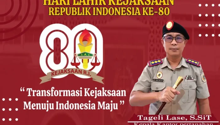 Kantor Pertanahan Bombana Ucapkan Selamat Hari Lahir Kejaksaan RI ke-80