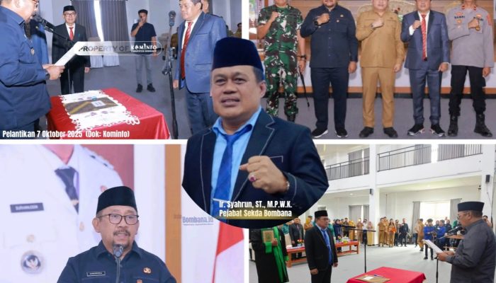 Ir. Syahrun Kembali Dilantik jadi Penjabat Sekda Bombana