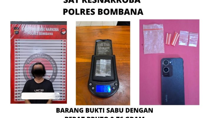 Polisi Ringkus Pengedar Sabu di Kabaena Barat, Dua Paket Narkotika Diamankan