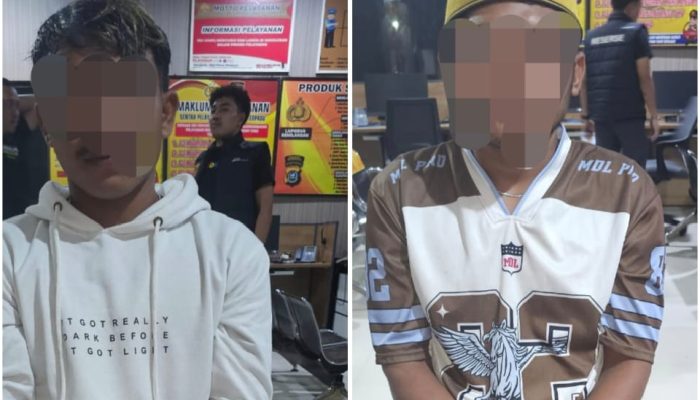 Dua Pemuda di Bombana Ditangkap Polisi Bawa Badik ke Acara Pesta
