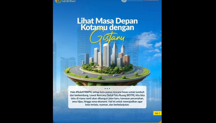 Lihat Masa Depan Kotamu Lewat Gistaru, Akses RDTR Kini Semudah Sentuhan Layar