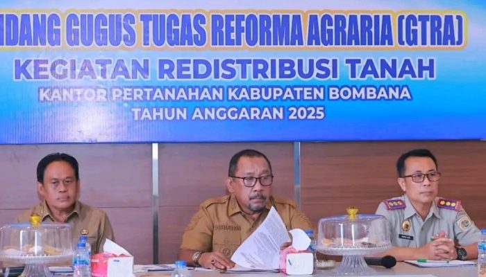 Bombana Percepat Reforma Agraria, Bupati Burhanuddin Buka Sidang GTRA