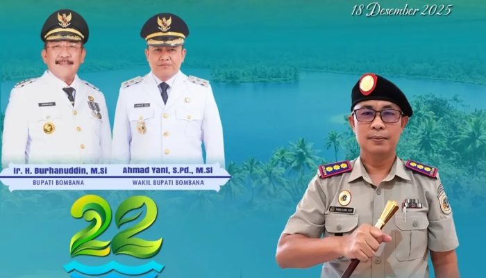 Kantor Pertanahan Bombana Ucapkan Selamat Hari Jadi Kabupaten Bombana ke-22