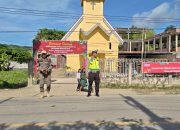 Polres Bombana Perketat Pengamanan Ibadah Minggu Jelang Natal 2025