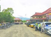 Kapolres Bombana Cek Senjata dan Kendaraan Dinas, Temukan Pelanggaran Plat hingga Mesin Kotor