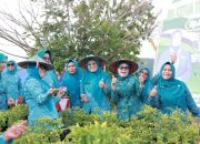 Ketua TP PKK Sultra Panen Bersama di Bombana, Dorong Ketahanan Pangan Keluarga