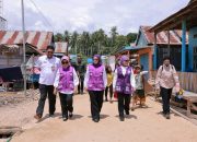 Berkunjung ke Desa Terapung, Ketua TP-PKK Sultra Bawa Konsep Baru Posyandu