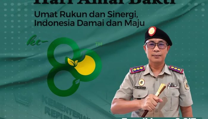Kantor Pertanahan Bombana Ucapkan Selamat Hari Amal Bakti ke-80 Tahun 2026