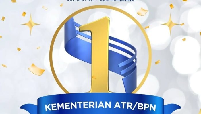 Kementerian ATR/BPN Raih Peringkat Pertama Penggunaan CMS 2025, Bukti Reformasi Tata Kelola Keuangan