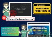 Waspada Website Palsu Mengatasnamakan Kanwil BPN Provinsi Sulawesi Tenggara