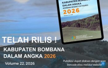 BPS Bombana Rilis “Kabupaten Bombana Dalam Angka 2026”, Potret Lengkap Data Terbaru Daerah