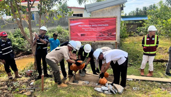 PT Timah Investasi Mineral Tancap Gas di Kabaena: Jalan Diresmikan, Box Culvert Dibangun, 1000 Paket Sembako Dibagi Hingga Anak Yatim Disantuni