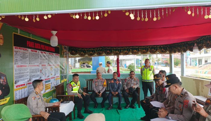 Jelang Idul Fitri, Polda Sultra Evaluasi Pengamanan Mudik di Bombana