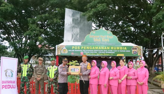 Kapolres Bombana Cek Kesiapan Pospam dan Posyan dalam Operasi Ketupat 2026