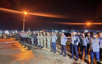 Apel Kesiapan Malam Takbiran, Polres Bombana Kerahkan Personel Gabungan Jaga Kondusivitas
