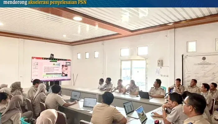 BPN Bombana Ikuti Evaluasi Capaian Kinerja dan Percepatan Program Strategis Nasional 2026