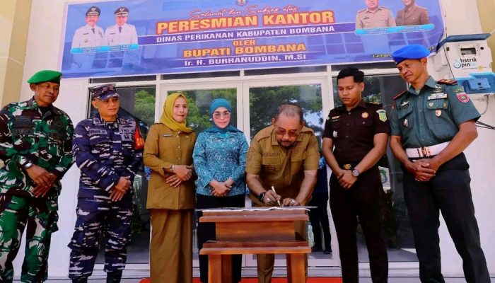 Pemkab Bombana Operasikan Kantor Baru Dinas Perikanan, Targetkan Penguatan Agrominapolitan