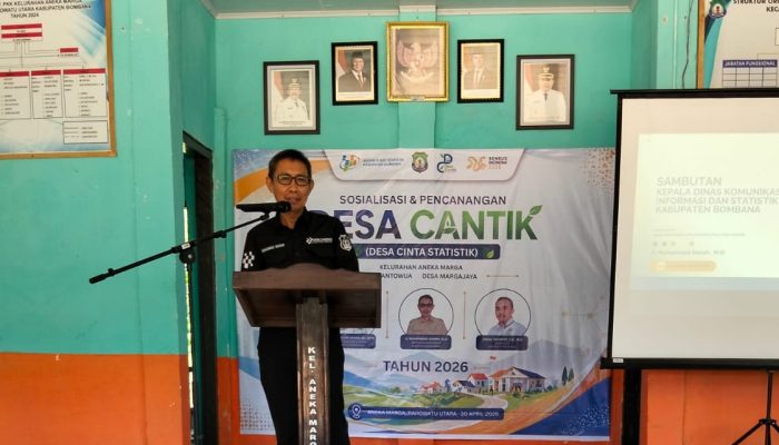 BPS Bombana Dorong Desa Berbasis Data Lewat Program Desa Cantik dan Sensus Ekonomi 2026