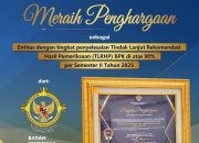ATR/BPN Raih Penghargaan BPK RI, Tindak Lanjut Rekomendasi Pemeriksaan Capai di Atas 90 Persen