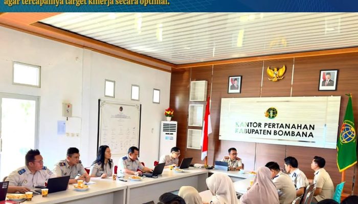 Kantah Bombana Gelar Coffee Morning, Evaluasi 8 Program Strategis Nasional