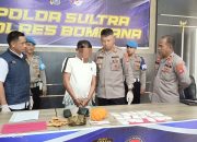 Polisi Bongkar Jalur Sabu Malaysia–Bombana, 860 Gram Disamarkan dalam Burasa
