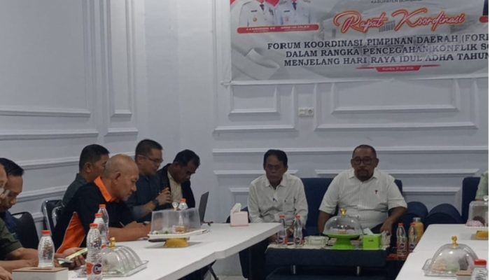 Jelang Idul Adha, Bupati Bombana Kumpulkan Forkopimda Bahas Konflik Sosial hingga Tambang Ilegal