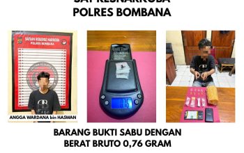 Tiga Pemuda di Bombana Ditangkap, Polisi Bongkar Dugaan Jaringan “Tempel” Sabu di Rumbia