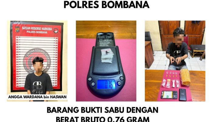 Tiga Pemuda di Bombana Ditangkap, Polisi Bongkar Dugaan Jaringan “Tempel” Sabu di Rumbia