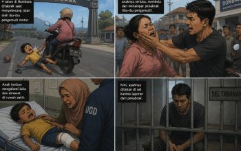 Miris, Seorang Anak di Bombana Ditabrak Motor, Nasib Ayahnya Justru Berakhir di Penjara