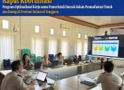 Kantah Bombana Ikuti Rakor Optimalisasi Pemanfaatan Tanah dan Ruang di Sultra