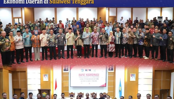 Kepala Kantor Pertanahan Bombana Hadiri Rakor Pencegahan Korupsi ATR/BPN di Kendari