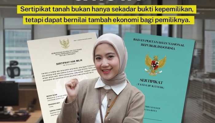 Sertipikat Tanah Bisa Jadi Modal Usaha, ATR/BPN Ingatkan Pentingnya Roya