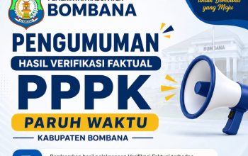 Pemkab Bombana Umumkan Hasil Verfak PPPK Paruh Waktu, 496 Orang Dinyatakan TMS