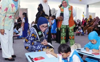 Bunda PAUD Bombana Buka Lomba Mewarnai, Ratusan Anak TK Tunjukkan Kreativitas