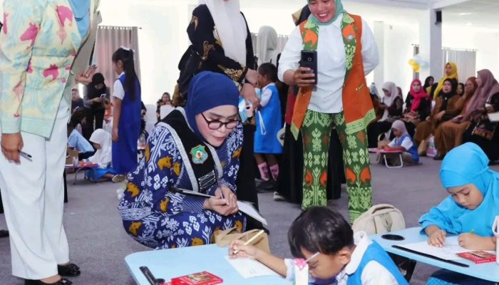 Bunda PAUD Bombana Buka Lomba Mewarnai, Ratusan Anak TK Tunjukkan Kreativitas